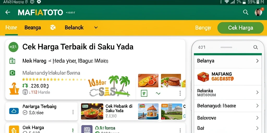 Tampilan antarmuka MAFIATOTO saat melakukan cek harga produk.