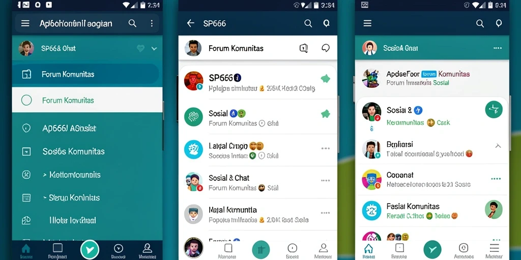 Tampilan antarmuka SP666 yang menarik dan fungsional.