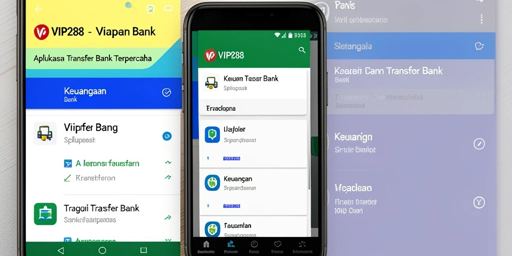 Antarmuka pengguna VIP288 yang sederhana dan fungsional.