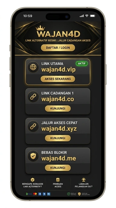 Tampilan link alternatif wajan4d